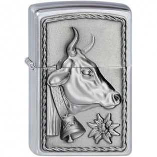 Zippo Cow & Edelweiss